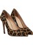 Essential Leopar Desenli Deri Stiletto 2