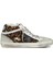 Mid Star Leopar Kadın Deri Sneaker 1