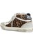 Mid Star Leopar Kadın Deri Sneaker 3