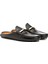 Gommino Siyah Logo Detaylı Kadın Deri Loafer 2