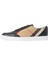 House Check Siyah Deri Kadın Sneaker 5