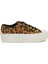 Palma Maxi Leopar Desenli Kadın Deri Sneaker 1