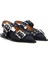 Feminine Buckle Lacivert Kadın Denim Babet 2