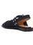 Feminine Buckle Lacivert Kadın Denim Babet 3