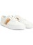 Bej Beyaz Kadın Deri Sneaker 2