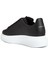 Oversize Siyah Kadın Deri Sneaker 3