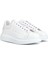 Oversized Beyaz Kadın Deri Sneaker 2