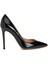 Siyah Deri Stiletto 1