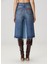 Mavi Wide Leg Denim Bermuda 4
