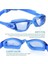 Mavi Unisex Yüzücü Gözlüğü Silikon Standart Beden Su Geçirmez 2