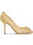 Lace Gold Topuklu Ayakkabı 1