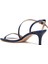 Strappy Lacivert Kadın Rugan Sandalet 3