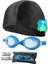 Iki Adet Yetişkin Yüzücü Gözlüğü, Kılıflı, Su Geçirmez, Havuz ve Deniz Kullanımı 1