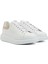 Oversize Pembe Beyaz Kadın Deri Sneaker 2
