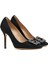 Siyah Taşlı Tokalı Stiletto 2