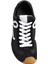 Ballet Runner Siyah Beyaz Kadın Deri Sneaker 4