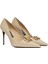 Ekru Deri Stiletto 2