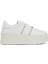Rockstud Beyaz Kadın Deri Sneaker 1