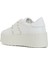 Rockstud Beyaz Kadın Deri Sneaker 3