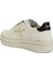 Micol Siyah Krem Kadın Deri Sneaker 3