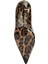 Leopar Desenli Deri Stiletto 5