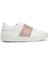 Rockstud Pembe Beyaz Kadın Deri Sneaker 1