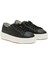 Siyah Kadın Deri Sneaker 2