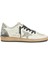 Ball Star Beyaz Gold Kadın Deri Sneaker 1