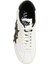 Beyaz Siyah Kadın Deri Sneaker 4