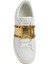 Rockstud Untitled Beyaz Gold Kadın Deri Sneaker 4