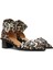 Feminine Buckle Leopar Topuklu Ayakkabı 2