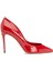 Mercan Logo Detaylı Deri Stiletto 1