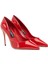Mercan Logo Detaylı Deri Stiletto 2