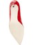 Mercan Logo Detaylı Deri Stiletto 5