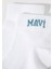Mavi Logo Detaylı Beyaz Patik Çorap 1912785-20843 2