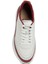 Nama Beyaz Bordo Kadın Deri Sneaker 4
