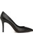 Siyah Deri Stiletto 1