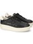 Micol Siyah Beyaz Kadın Deri Sneaker 2