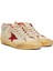 Mid-Star Ekru Kırmızı Kadın Sneaker 2