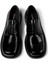 A500002-002 Neuman Siyah Deri Unisex Oxford Ayakkabı 4