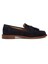 Lacivert Kadın Süet Loafer 1