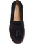 Lacivert Kadın Süet Loafer 4