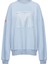 Uru Buzul Mavisi Oversize Bisiklet Yaka Sweatshirt 4
