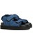 Mavi Logolu Kadın Denim Sandalet 2