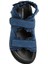 Mavi Logolu Kadın Denim Sandalet 4