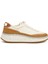 Nama Beyaz Taba Kadın Deri Sneaker 1