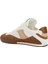 Kick Beyaz Kahverengi Kadın Deri Sneaker 3