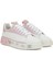 Belle Pembe Beyaz Kadın Deri Sneaker 2