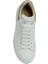 Oversized Beyaz Gri Kadın Deri Sneaker 4