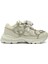 Marathon Flower Kırık Beyaz Kadın Deri Sneaker 1